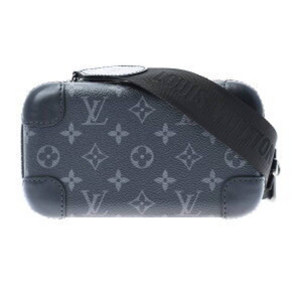 Louis Vuitton Monogram Eclipse Black Horizon Clutch Black Canvas Shoulder Bag